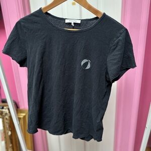 FRAME Graphic baby tee size Large